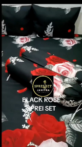SET SPREI LIKE ROSE (Lengkap sarung bantal dan guling) Lembut anti Geser T20 CM