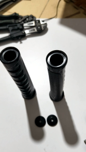 Ống bọc tay cầm cao su - phi trong 21mm - chống trượtêm tay - phụ kiện gym