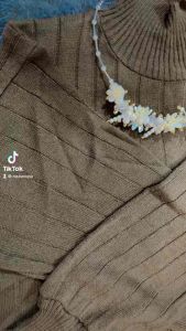 BISA COD SWITER RAJUT TURNLECK TEBAL TANGAN BALON/ RAJUT VIRAL KEKINIAN 2021