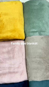Plain Microfiber Cover: The Perfect Family Size Blanket