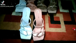 Heels hwi sandal heels wanita cantik simple premium
