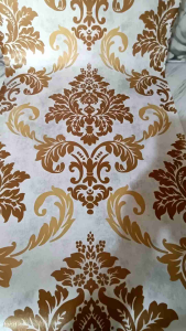 Wallpaper dinding motif mewah sudah termasuk lem