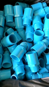 ต่อตรงเกลียวนอก3/4 (6หุน) มี10ชิ้น ข้อต่อพีวีซีขนาดต่างๆ