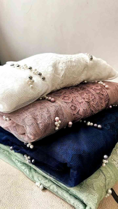 Gamis Brokat Asyila New Tangan Balon