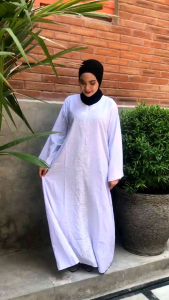 abaya gamis putih dubai diamond stone blink busui bahan saudi turkey zephy by sabella abaya