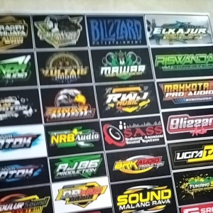 Stiker Audio & Sound System Vinyl: Tahan Air & Berkualitas Tinggi