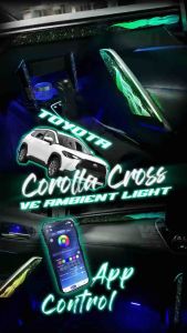 [Toyota Corolla Cross] OEM Interior RGB LED Ambient Light