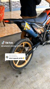 KNALPOT RADAMEL RACING TYPE F4 PNP KLX DTRACKER DAN CRF