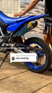 KNALPOT YAMAHA WR 155 RADAMEL RACING F4 ALA TITANIUM