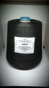 ARISTEX / BENANG OBRAS POLYESTER HITAM 1KG (1000GRAM)