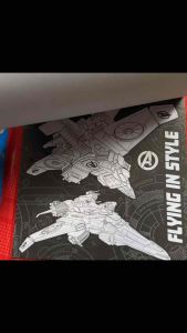 Colour Mania Marvel Avengers with Watercolour Pencils and about 30 images (Hardcover Preloved) For Crafts and Arts