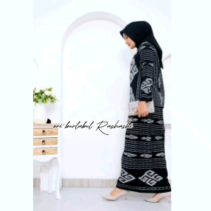 RAISYA SE 5T one set tenun wanita terbaik 2025 setelan tenun wanita etnik troso jepara kekinian by rashashi