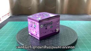 เพลย์มอร์ ลูกอมกลิ่นองุ่นและเมนทอล แบบขวด ขนาด 22 กรัม จำนวน 6 ขวด