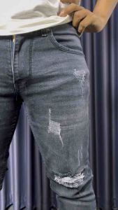 ALV1 / CELANA JEANS SOBEK PRIA DEWASA PREMIUM / PENSIL SOBEK STREET HALUS