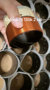 Coil loa 75 4 lớp 2 cầu mỗi cầu 4 ôm đồng tốt. Giá 2 cái