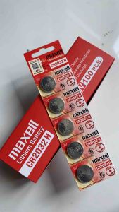 Vỉ 5 Viên Pin Cmos CR2032 pin tròn 2032 hãng Maxell Nhật Lithium chuyên dụng cho chìa khoá xe máy đồng hồ đeo tay thiết bị y tế máy lên dây đàn