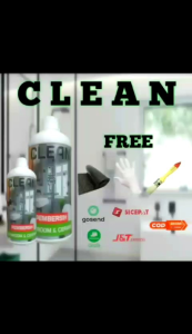 Cairan pembersih kerak keramik lantai kamar mandi kaca porselen plastik wc wastafel toilet duduk natural 1000ml