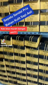 MANKLIE Sandal Slide Pria Kasual Bahan Kulit