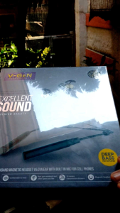 Headset Wireless VGEN Headset Bluetooth VGEN Original Deep Bass Neckband Magnetic With Mic
