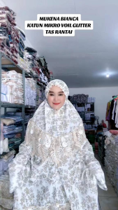 Mukenah Bianca Voil Terusan + Free Tas