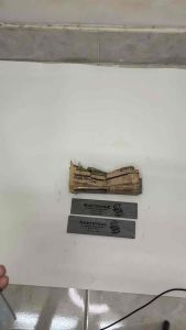 หินเนียนเนื้อเขียว ตราหัวไก่ สำหรับลับมีด ขนาด 7 นิ้ว อย่างดี! จำนวน 1 ก้อน