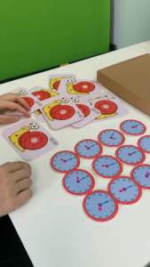 Montessori Learning Hour Minute Second Teaching Clocks Homeschool Preschool Teaching Aids Matching Puzzle Learning Time Activities Set