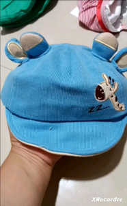 CAE - Topi Bisbol Anak Laki Perempuan 0-2 Tahun Sleepy Giraffe Baseball Hat Import
