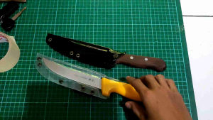 Boning Lengkung Tramontina + Sarung Clear seri 6\\\" Profesional