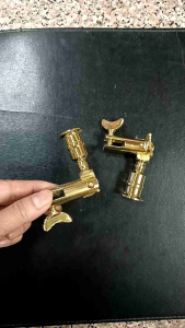 ที่หนีบเทียนน้ำมนต์ ทองเหลือง หนีบปากบาตร เชิงเทียนน้ำมนต์   พร้อมส่ง