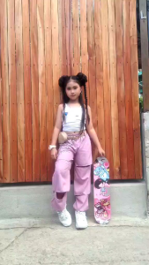 Ootd for kids Hip hop Jogger pants terno