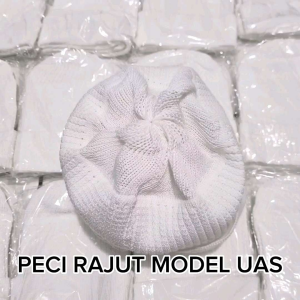 PECI RAJUT DEWASA TERBARU MODEL UAS KOPYAH HAJI TEBAL FLEXIBLE