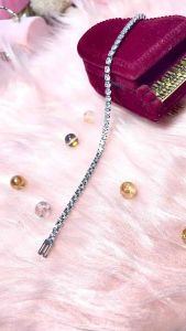 lắc tay inox L26 kết full đá siu đẹp