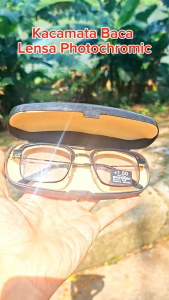 Kacamata Baca pria wanita Photochromic bisa berubah warna saat kena sinar matahari