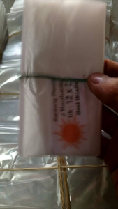 Plastik hd buram tipis ukuran 12x25//eceran
