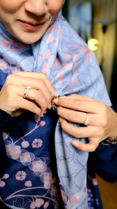 Falova Gamis Rayon Navy Adem Homedress Yasna Gamis Polos