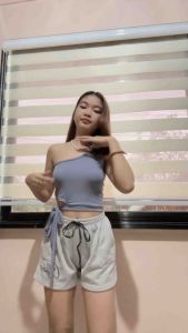 Camille one shoulder croptop