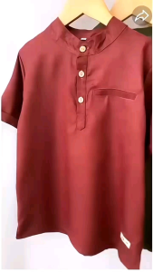 Koko Anak Madina Smilee Warna Maroon Size 1-5tahun