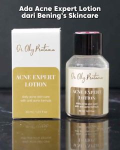 Acne Expert Lotion Benings Clinic Totol Jerawat by. Oky Pratama BPOM
