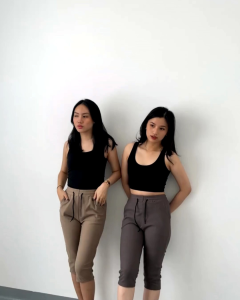 Celana Zara Basic 7/8 Ukuran Standar Dewasa - Wanita - Shorts