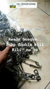 Snap Double Kili Panjang 14 cm (Harga/3 Pcs)
