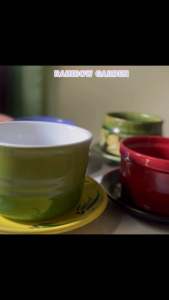 มาเป็นSet เป็นคู่ กระถางต้นไม้ ถ้วย แก้วชากาแฟ เซรามิคจากญี่ปุ่น ส่งพร้อมจานรอง น่ารัก สวยทุกใบ **แจ้งแชทหากต้องกาาให้ร้านเจาะรูให้ค่ะ(ฟรี)