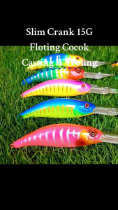 Umpan pancing Crank Rittle 15gr Floting Cocok Casting & Troling