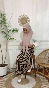 COD - SARUNG BATIK SANTRI PUTRI GOYOR SARUNG SANTUNG PEKALONGAN BATIK SA