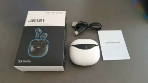 Earphone TWS Bluetooth 5.4 Earbuds with Charging Case 300mAh - 895B - Black