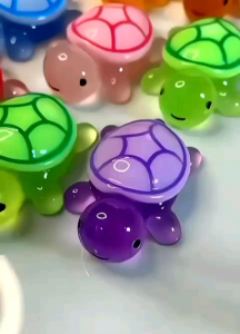4.6cm Manik Mote UV 3D Bead Jelly Turtle Kura - Kura