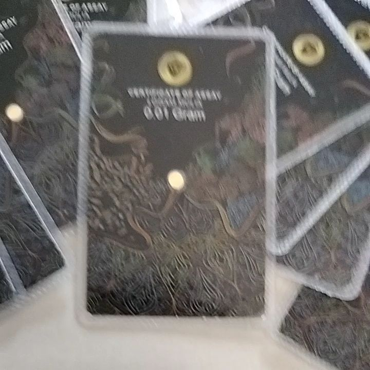 Logam Mulia Emas Minigold 0,01 0.01 Gram Gr Souvenir Series NISMARAFIE