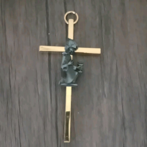 Salib Gantung Rohani Katolik Kecil Corpus Anak perempuan MCR 1020 P