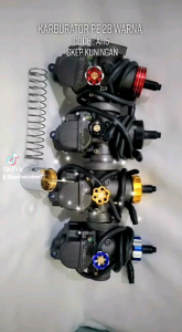 Karburator Karbu PE 24 26 28 Keihin Black Stelan Warna Skep Kuningan Universal