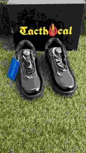 Sepatu PDH New Tactical Tali Putar Sepatu Dinas Harian TNI/Polri Terbaru Kilap Tactical