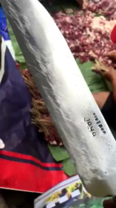 pisau iris daging baja kuat tajam